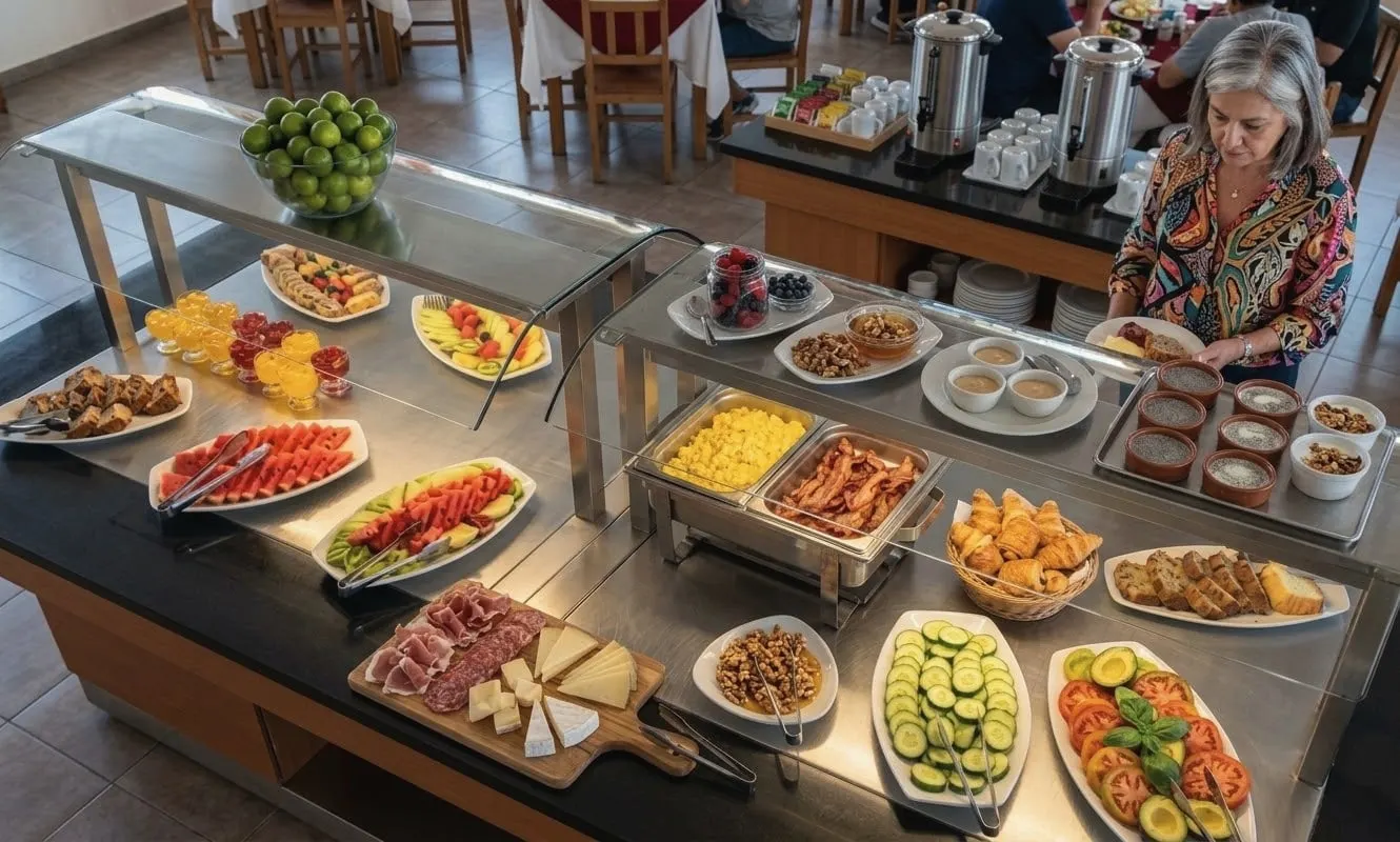 Almuerzo buffet en Chivay