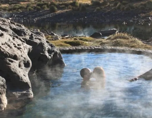 Aguas termales en el valle del Colca